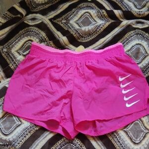 Nike Women's Bright Pink Athletic Shorts